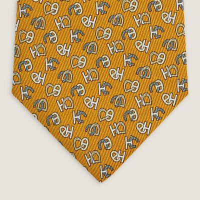 Yellow - Printed ties - Hermès Silk Ties, Bow Ties and Pocket